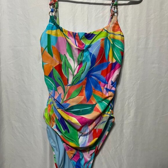 La Blanca Tropi-Flage Swimsuit | Size 8 - Picture 12 of 12
